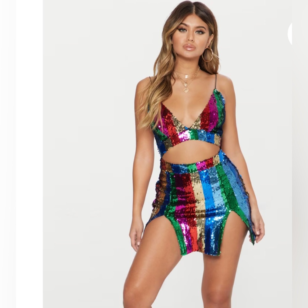 Sequin Bodycon Dress Size 2